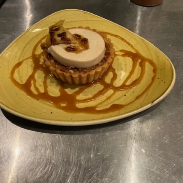 Pecan Tarte Creame Fraiche