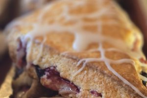 Blueberry lemon scone