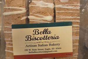 Almond with drizzle biscotti