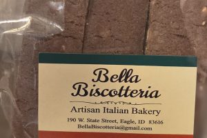 Chocolate Almond biscotti