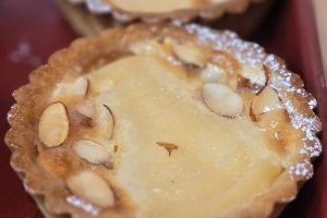 Pear almond tart