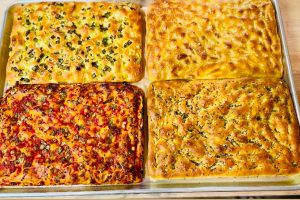 Everything bagel focaccia